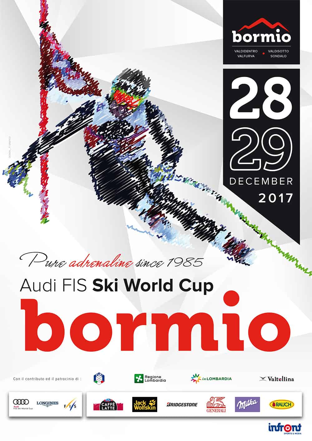 Coppa del Mondo Sci Alpino: la locandina dell'evento Audi Fis Ski World Cup