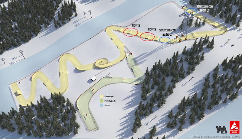 novità stagione sciistica borio 2018/2019: fun area più grande