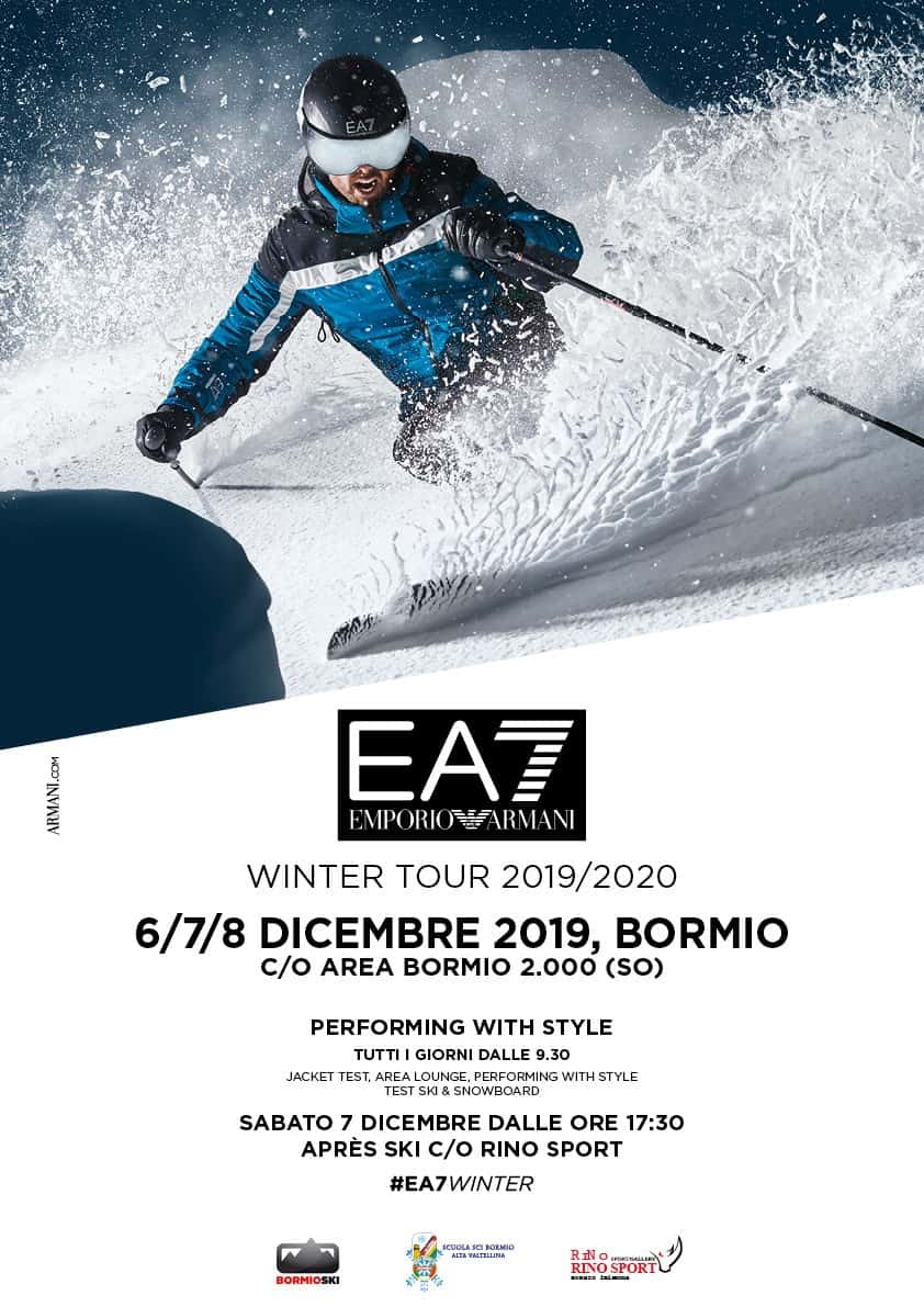 ea7 winter tour 2019: locandina bormio