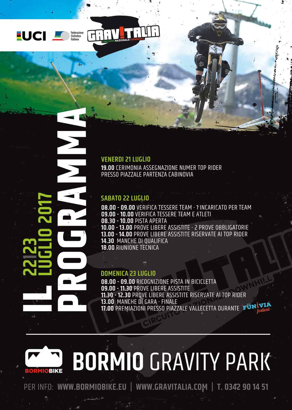 Campionato Italiano Downhill 2017 il programma