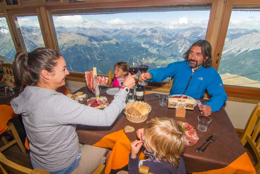 pranzo di ferragosto in montagna a 3000 metri di quota