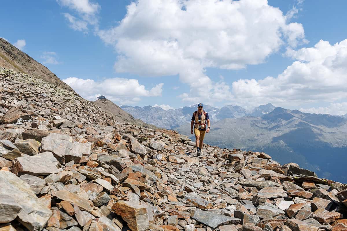 trekking a 3000 metri